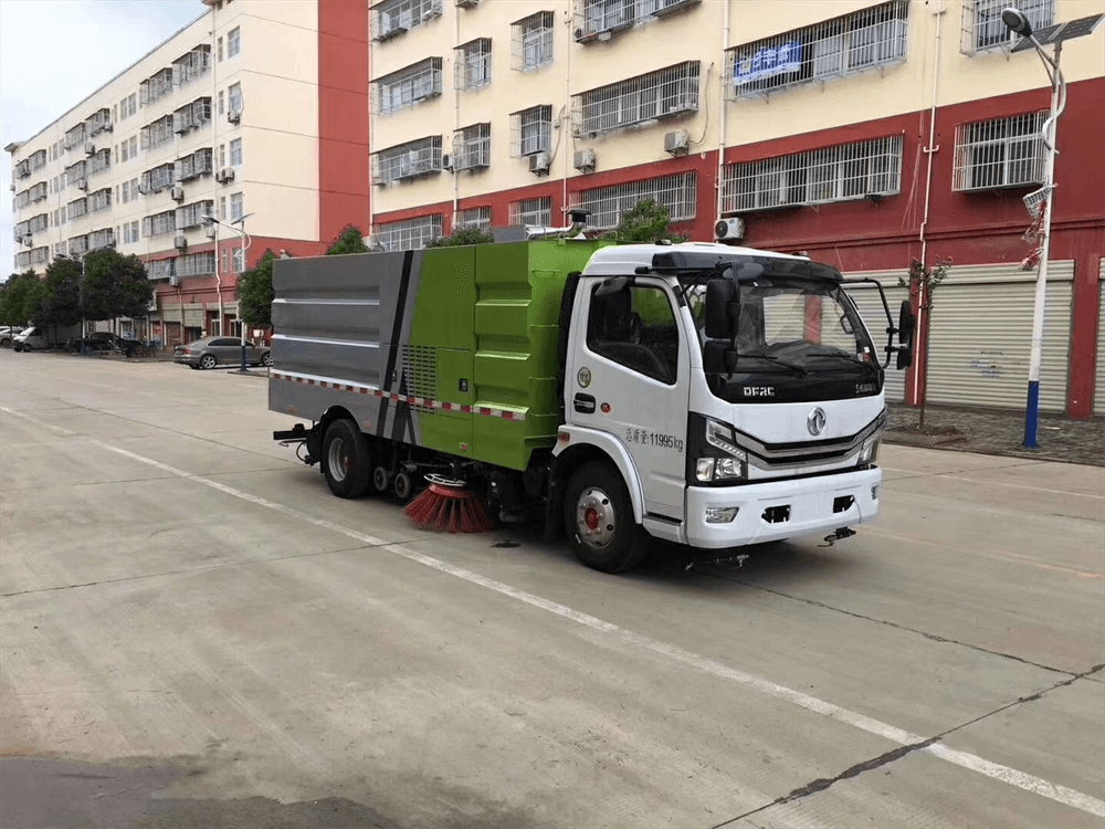 8方洗扫车-程力东风多利卡道路清洗8方洗扫车厂家价格