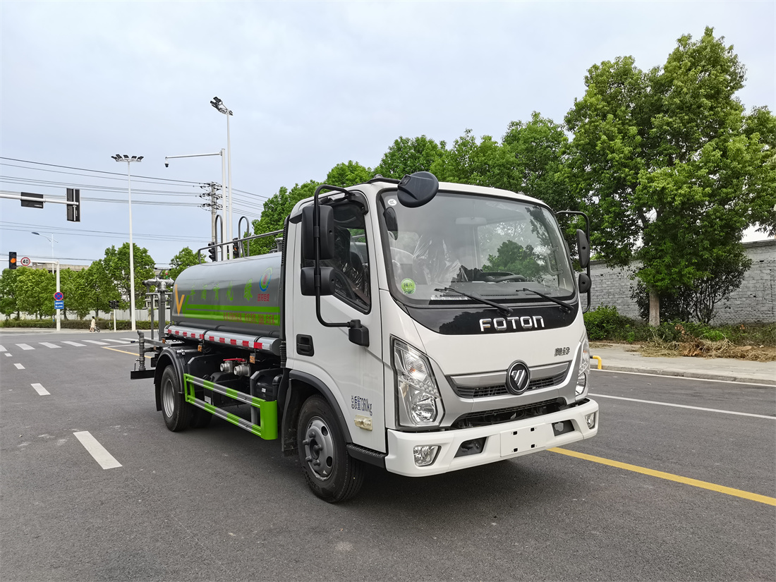 5吨洒水车-湖北旺龙福田奥铃国六5立方洒水车厂家价格